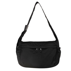 Ielgy vải ni lông không thấm nước túi dung tích lớn cross-cơ thể túi xách cột đầu hình há cảo tất cả các trận đấu nhẹ thường ngày Thể Thao Túi Kiểu Đeo Vai