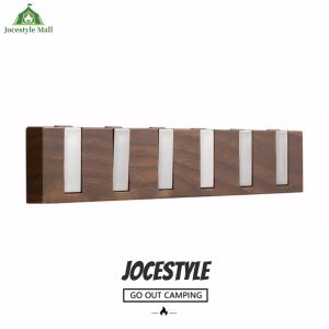 [Jocestyle Mall] Wall Key Holder 6 Foldable Hooks Wall Mounted Bag Holder Multi-Function No Drilling Key Hangers Heavy Duty for Laundry Bedroom