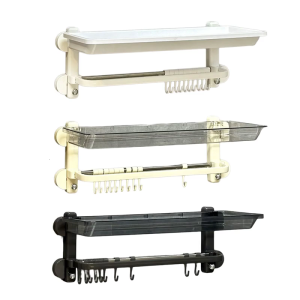 Drill Without Bathroom Storage Rack Space Savers Stand Foldable Design with Not Slip Suctions Cups for Wet Environment Use