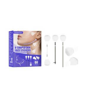 West&Month เทปดึงหน้า เทปดึงหน้าตึง บรรจุ 60 แผ่น ดูผอมลง กลายเป็นสวยงาม ทรงหน้าเรียว แผ่นยกกระชับหน้าเรียว สติ๊กเกอร์ยกกระชับคาง LS