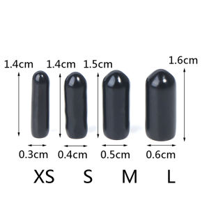 Minwen 200pcs Rubber Round End Cap Cover For Pipe Screw Thread Protector Push-fit Caps Diy Headband Accessories