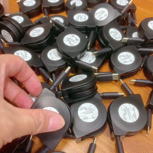 60W Charging Cable Cellphone Tablet 480Mbps Data Wire PD Fast Cord Retractable Charging Data Cable 70inch