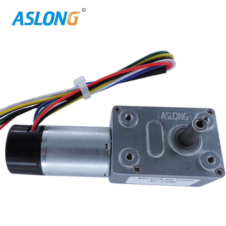 JGY-370GB 6V 12V Dc Motor Turbo Worm with Encoder Speed Reduction ...