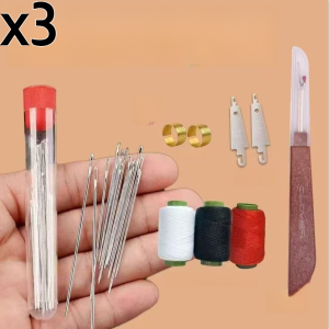 🔥【ขายดีCOD】🔥 ชุดคุ้มค่า 34 ชิ้น ชุดเครื่องมือเย็บผ้า ประกอบด้วยเข็มเย็บผ้าตาใหญ่/ชุดเย็บผ้าเหล็กทั้งหมด เครื่องมืออเนกประสงค์ DIY ชุดเย็บผ้าที่สะดวกและรวดเร็วสำหรับงานฝีมือ