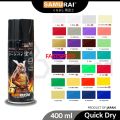 [READY STOCK] Samurai Spray STANDARD COLOURS COLOR (400ML) Spray Warna Biasa Spray. 