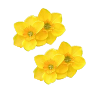 2pcs Strong Hold Flower Elegant Hair Clip Novelty Masquerades Girls Hair Pin for Various Hairstyles and Event