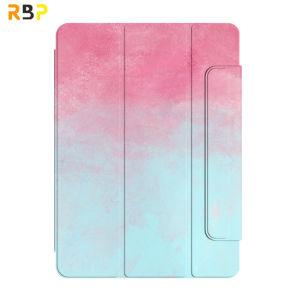 RBP Magnetic Suction Ultra-Thin Frameless iPad Case for Air4-5/Pro11-12.9 (2020-2022)/10th Gen/mini6 (Anti-Bending Artistic Ink Dyeing Premium Design)