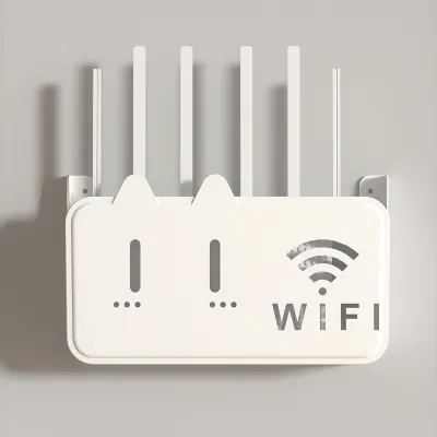 C54 Kệ đựng wifi treo tường Kệ wifi đặt modem đầu kỹ thuật số ổ cắm điện chất liệu nhựa ABS CINDY