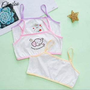 ChoiFoo เสื้อชั้นในเสริมพัฒนาการเด็กผู้หญิงเสื้อชั้นในสุดเท่สำหรับนักเรียนเสื้อกล้ามลายการ์ตูนน่ารักเสื้อกล้ามผ้าฝ้ายระบายอากาศได้ดีชุดชั้นในของสาวๆในฤดูร้อนเสื้อชั้นในเนื้อผ้านุ่มสบายไม่ระคายเคืองผิว