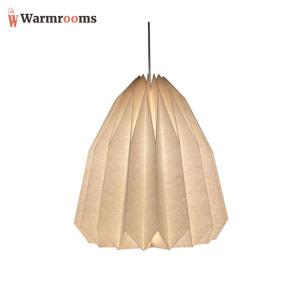 Paper Lantern Shade Nordic Style Folding Pendant Light Shade Creative Decorative Light Cover for Living Room Decor