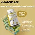 VIGOROUS AGE Collagen Gummies with Niacinamide, Vitamins C E Skin ...