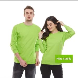 ( BISA COD ) Kaos Polos Panjang Soft Katun Combed 30s Hijau stabilo / Kaos Polos Premium Pria Wanita-Kaos Oblong Panjang Soft Katun Combed 30s / Kaos Polos Panjang Katun Hijau Stabilo / Kaos Polos Panjang Warna warni HIJAU STABILO