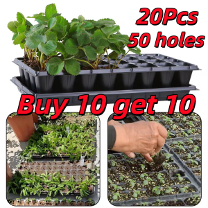 【Buy 10 get 10】Seedling Tray 32/50/72/105/128/200 Holes Garden Starter Trays Strength Seed