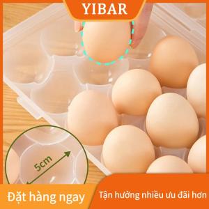 YIBAR 1 cái Hộp đựng trứng dạng lưới 12 18 Có Nắp Hộp đựng trứng tủ lạnh nhà bếp giá đựng trứng Giá đựng trứng tủ lạnh gia dụng Khay Đựng Trứng
