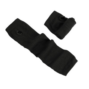 Hand Gloves For Fashion Knitted Arm Stripe Fingerless Long Mitten Wrist Elastic Warm Gloves Wrist Sleeve