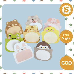 KS ticky Notes Motif Hewan 4pcs Isi 20 Lembar / Tempelan Kertas Catatan Memo Mini Sticky Note Animal Lucu Serbaguna