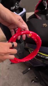 MPAC Universal Fuel Hose 100CM Red Dual-Layer Silicone Gas Hose High Temperature Resistant Coolant Water with 4 Clamps