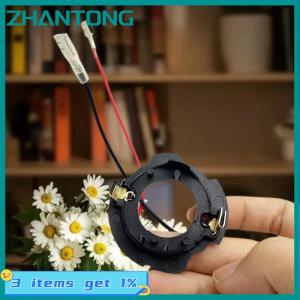 ZHANTONG อะแดปเตอร์ซ็อกเก็ตไฟหน้า2ชิ้นสำหรับ MK5กอล์ฟ5ชิ้นอุปกรณ์เสริมสำหรับไฟหน้า H7 Jetta ที่ยึดฐานโคมไฟยึดฐานไฟหน้า