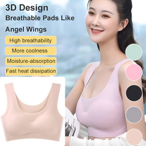 Seamless Yoga Sports Bra For Women/High Fit Natural Lift/No Marks Sleep & Workout Comfort/Plus Size Wirefree Bralette