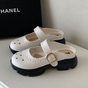 Sandal Kodok Wanita Half Cewek Bakpao PVC Empuk Nyaman Fashion Slip On Kekinian COD SPT-94