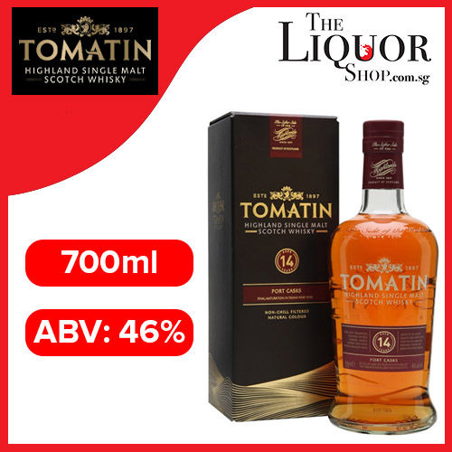 Tomatin 14 Year Port Cask 700ml 46% | Lazada Singapore