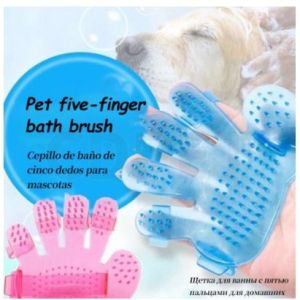 PET WASH BRUSH(Cat/ Dog)Pet Dogs and Cats Bath Brush Massage Comb Bath Glove Pet
