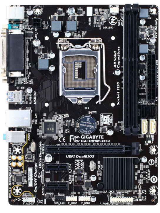 Motherboard H81 1150 Socket intel 4th gen Support Motherboard
