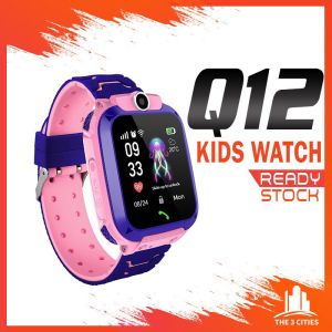 BT NEW Q12 Kids Smartwatch With Camera Jam Pintar Kanak-kanak Anti-Lost Kids Smart Watch Waterproof Sim card