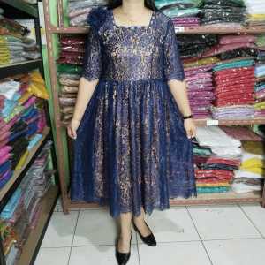 DIONS DRES SEMI PRANCIS/BAJU DRESS SIRKEL LAPIS VELVET VIRAL 2024/BAJU SEMI KEBAYA PESTA KEKINIAN