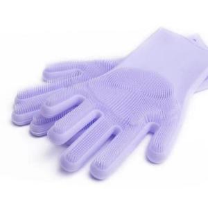 Pet Bath Gloves Silicone Gloves Anti-scratch Anti-bite Comfortable Massage Bath Artifact Pet Product
