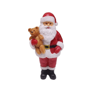 BEIBEI Resin Craft Christmas Ornaments Micro Landscape Mini Size  Ornaments Versatile Style Cute Santa Claus Figurine Tabletop