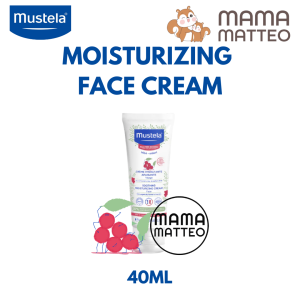 MUSTELA Moisturizing Face Cream 40ml Krim Wajah Bayi Sensitive Skin Cream Kulit Sensitif MAMA MATTEO