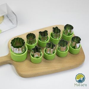 Makayo พิมพ์กดผักผลไม้ กดคุ้กกี้ แม่พิมพ์กดผัก แม่พิมพ์ทำขนม  Biscuit embossing mold สปอตสินค้า