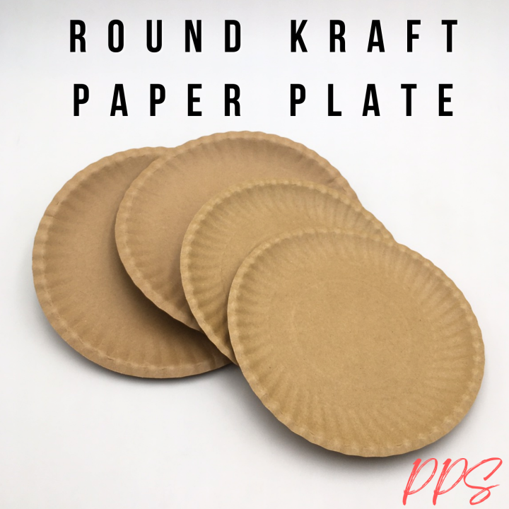 round-kraft-paper-plate-30pcs-lazada-ph
