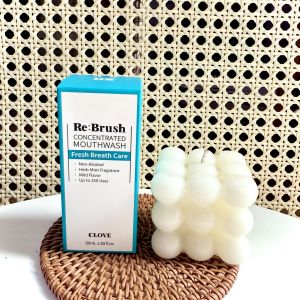 NƯỚC SÚC MIỆNG CÔ ĐẶC RE:BRUSH CLOVE CONCENTRATED MOUTHWASH FRESH BREATH CARE - HERB MINT FRAGRANCE 50ML
