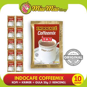 Kopi INDOCAFE Coffeemix 3 in 1 20 gr renceng isi 10 sachet
