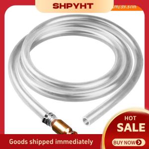 SHPYHT Xách tay Siphon Hose bơm tự mồi jiggler bóng Hướng dẫn sử dụng chất lỏng chuyển ống cho xăng dầu nước nhà để xe khẩn cấp Kit