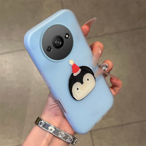 เคส PBZZ สีเจลลี่ 2 in 1 สำหรับ Redmi A3 2024 ศัพท์ 4G เคสกันกระแทก ดีไซน์ใหม่สวยงาม ลายสัตว์สำหรับเด็กผู้ชาย GDTP02