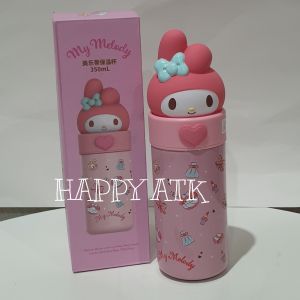 BOTOL MINUM TERMOS / THERMOS SANRIO KUROMI CINNAMOROLL MELODY STAINLESS STEEL CUP KAWAII ANIME LUCU UNIK HADIAH GIFT