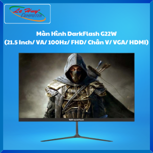 Màn Hình Máy Tính DarkFlash G22W/ G243FW (FullHD/ 100Hz/ Chân Đế Chữ V/ HDMI/ VGA) - Hàng Chính Hãng
