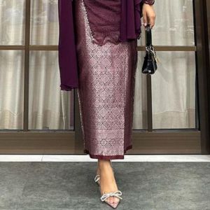 Kebaya Wisuda Wanita Satu Setel Murah Kekinian Kebaya Tunik Lamaran Tunangan Kondangan Remaja