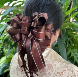 hair bow โบว์ติดผม เน็ตติดผม กิ๊บติดผม อุปกรณ์ตกแต่งผม แฟชั่น เครื่องประดับผม โบว์ใหญ่ โบว์พยาบาล ข้าราชการ ริบบิ้นโบว์