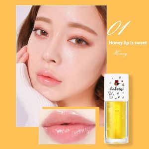 Hydrating Lip Balm Lip Care Oil Long Lasting Moisturizing Peach Milk Honey Lip Oil Hydrating Lip Gloss Lip Glaze