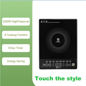 Induction cooker touch screen multifunctional household high power energy saving Stove 2200W