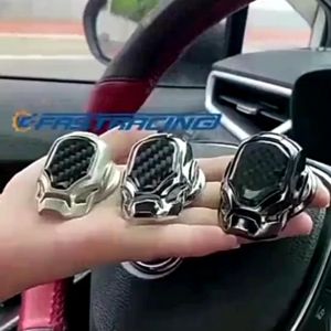 Cover Pelindung Tombol Start Stop Button Engine Model Carbon Iron Man Batman Spiderman Universal Untuk Semua Jenis Mobil Star Stop Engine