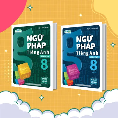 Sách Combo Ngữ pháp tiếng Anh nâng cao lớp 8 (Global) (2 Tập)