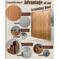 Musi Pvc Folding Door Sliding Door 0.6/6mm Thickness 4 Colors Multiple Uses. 