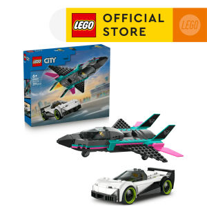 LEGO City 60489 Jet vs. Car (259 Pieces)