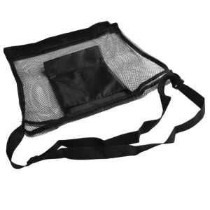 1PC Mushroom Picking Bag Storage Net Bag Black Outdoor Foldable Fruit Picking Bag Harvesting Bag