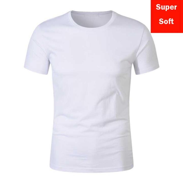 white t shirt for men full hand
